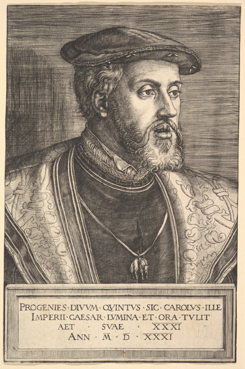 Imperatore Carlo V, XVI secolo da Barthel Beham
