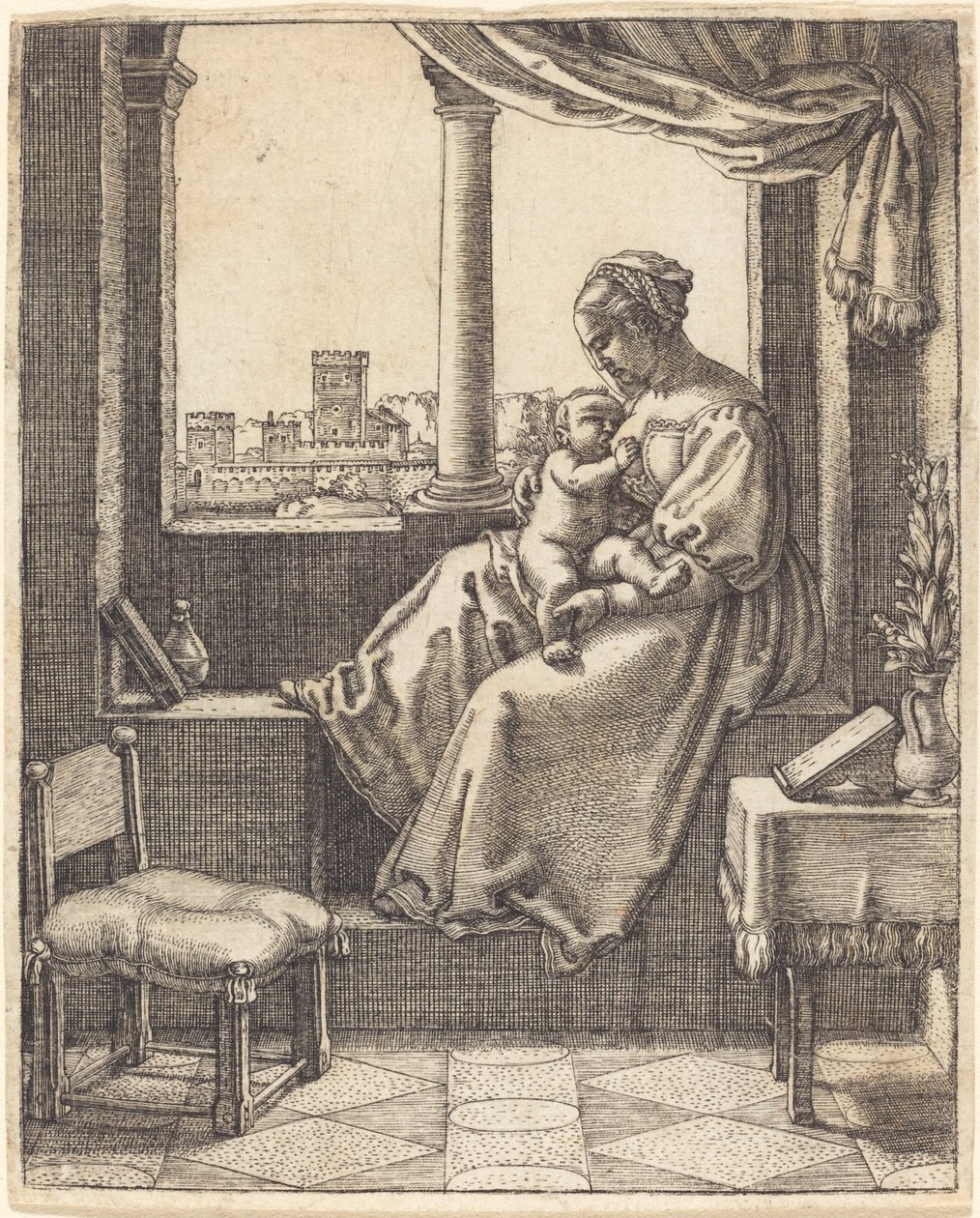 Vergine alla Finestra da Barthel Beham