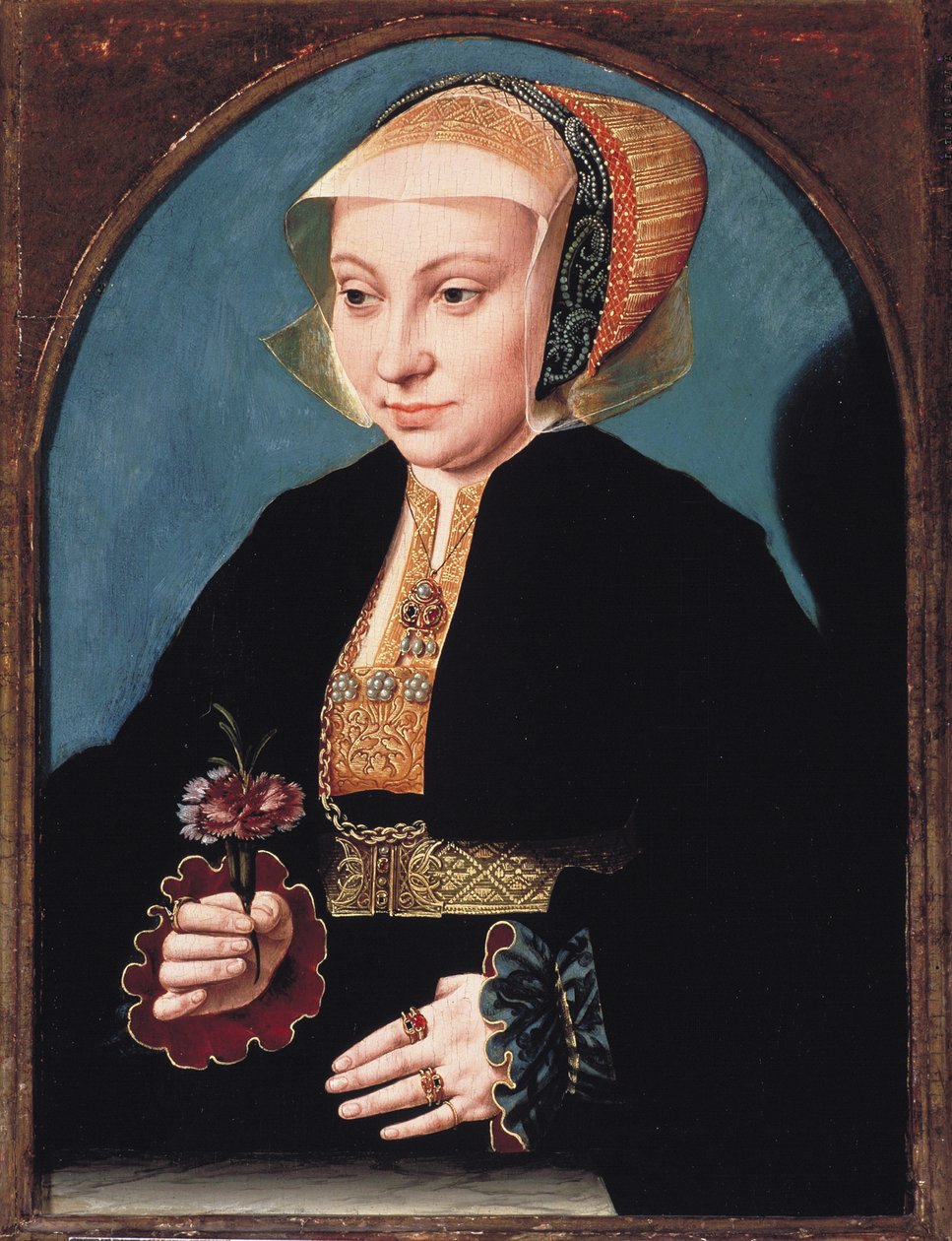 Ritratto di una signora, c.1539 da Bartholomaeus Bruyn