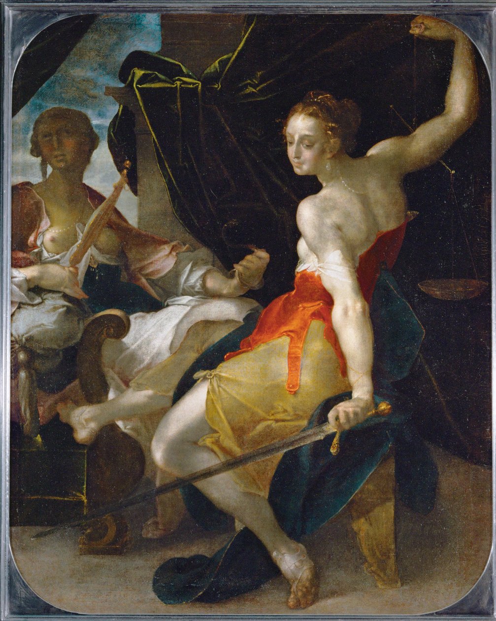 Allegoria della giustizia ... da Bartholomaeus Spranger