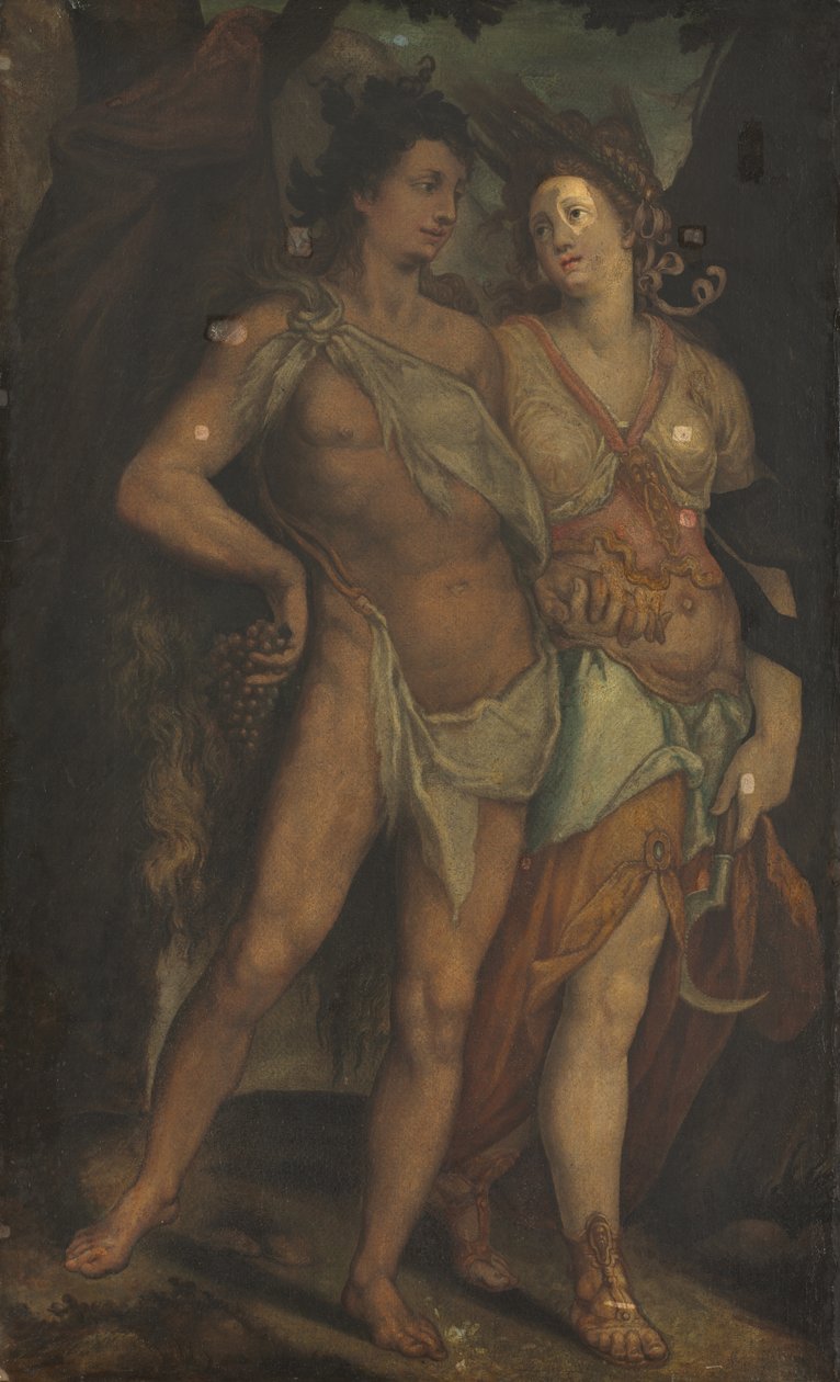 Cerere e Bacco da Bartholomaeus Spranger