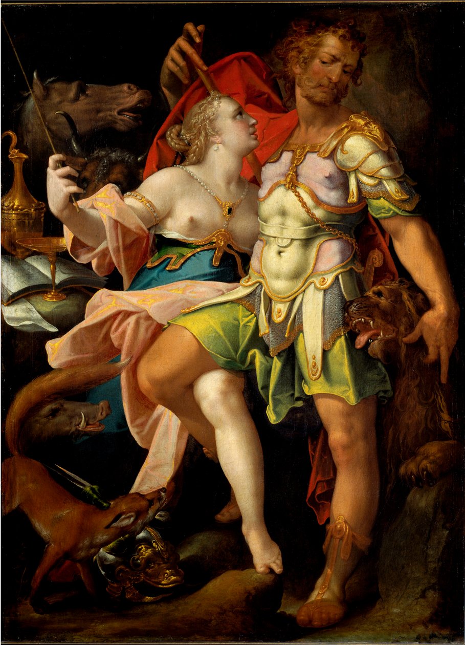 Ulisse e Circe la maga da Bartholomaeus Spranger