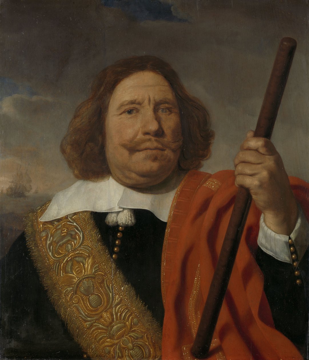 Egbert Meeuwsz Cortenaer (1600-65). Vice ammiraglio, ammiragliato della Mosa, Rotterdam da Bartholomeus van der Helst