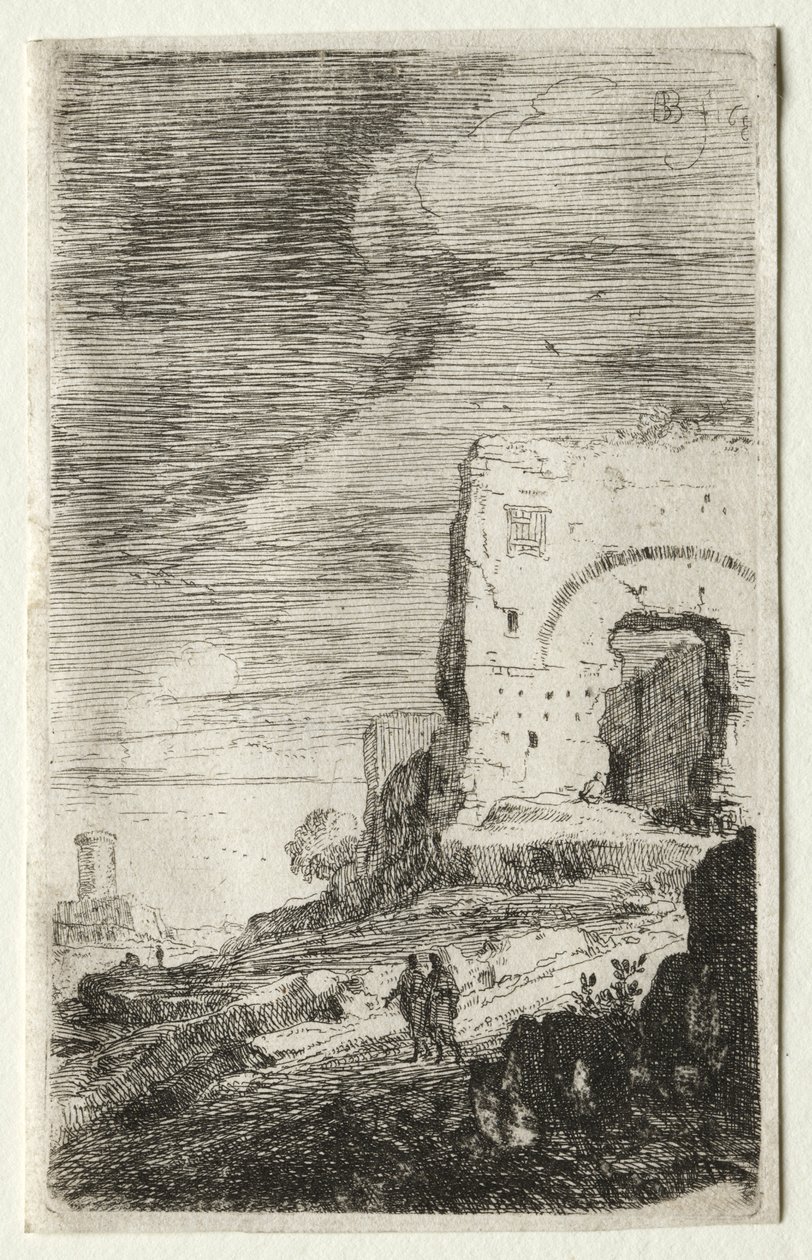 Le Terme di Caracalla da Bartholomeus Breenberg