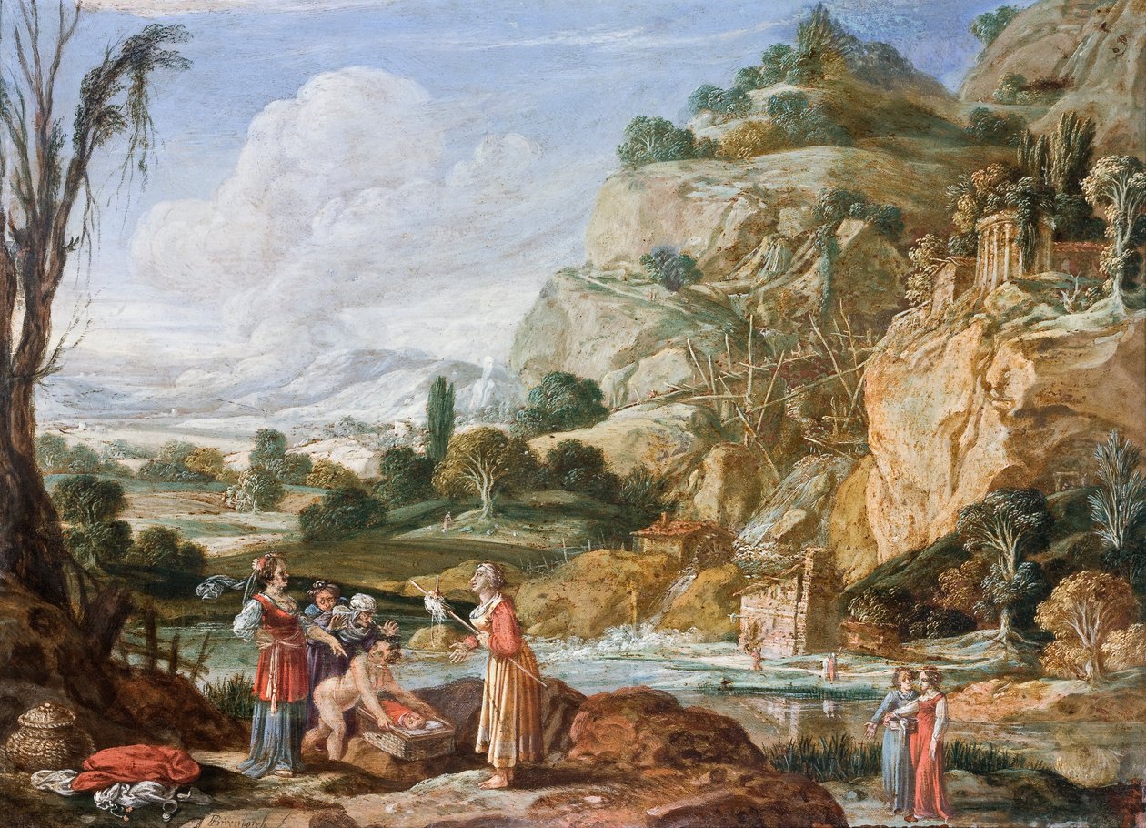 Il ritrovamento di Mosè da Bartholomeus Breenbergh
