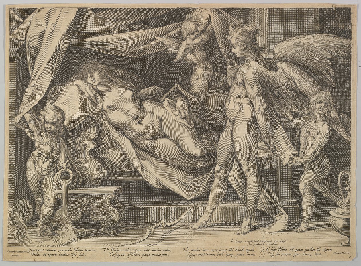 Cupido e Psiche, ca. 1631 da Bartholomeus Spranger