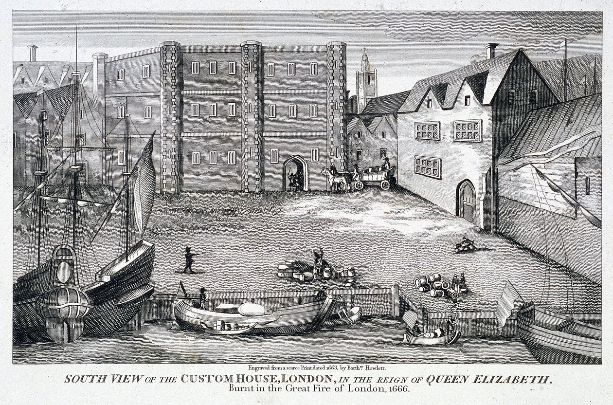 Custom House, Londra da Bartholomew Howlett