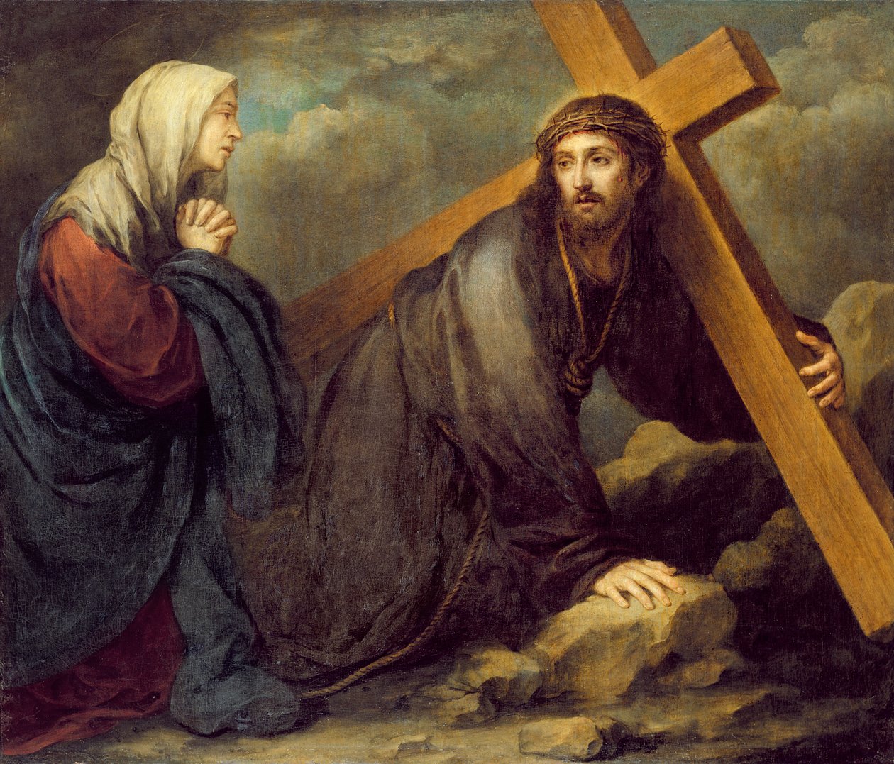 Cristo al Calvario da Bartolomé Esteban Murillo