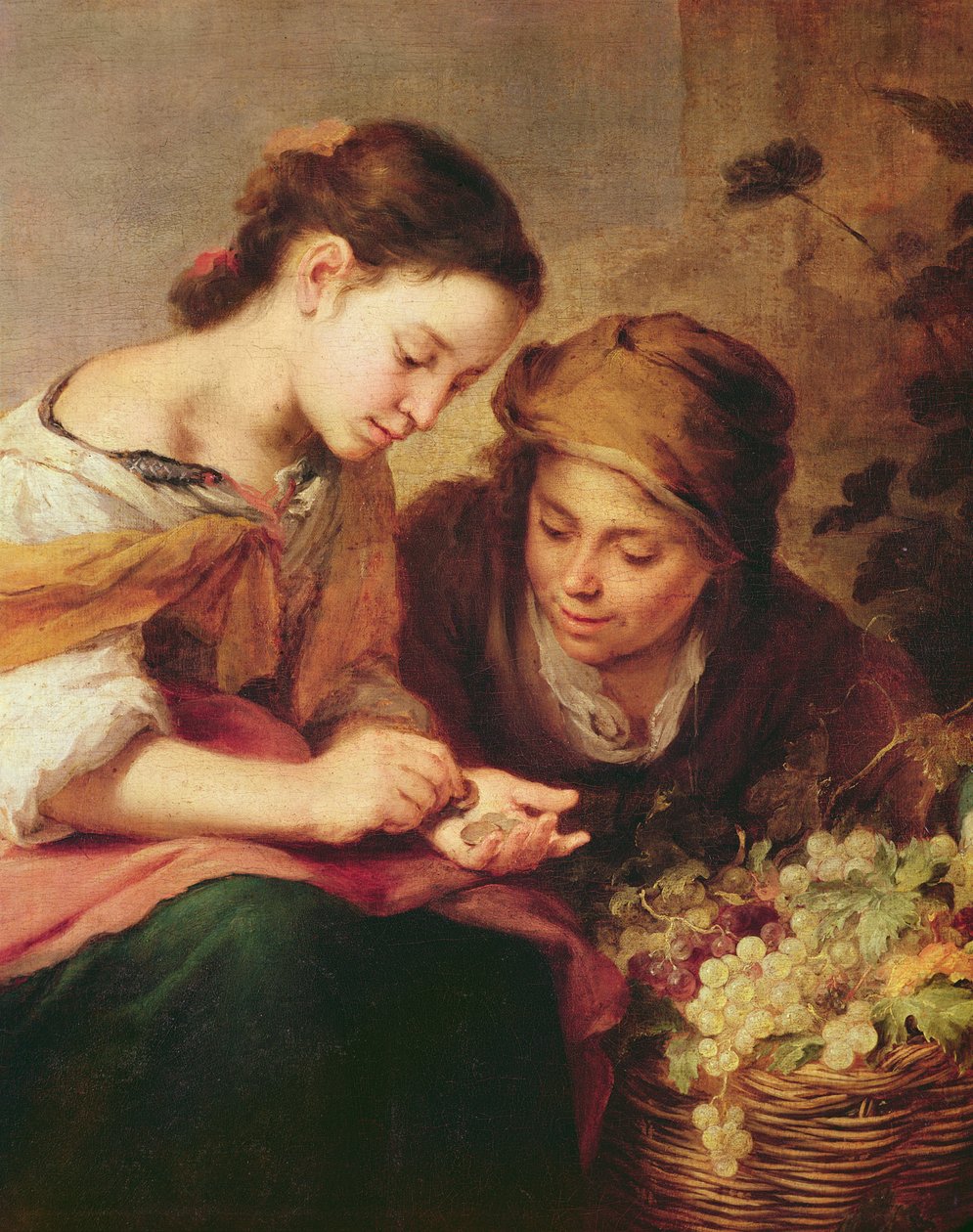 Il piccolo fruttivendolo (dettaglio) da Bartolomé Esteban Murillo