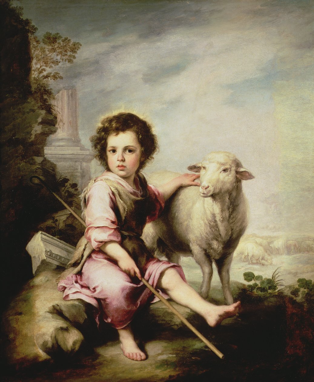 Il Buon Pastore, c.1650 da Bartolomé Esteban Murillo