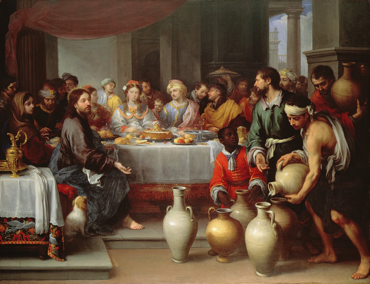 Le nozze di Cana, c.1665-75 da Bartolomé Esteban Murillo