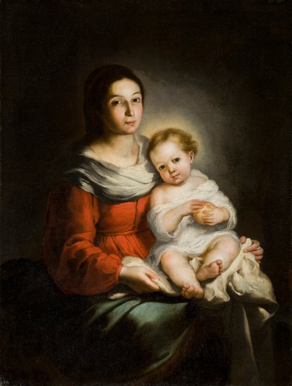 Vergine e Bambino, c. 1650 da Bartolomé Esteban Murillo