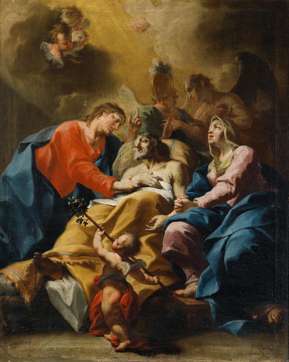 La morte di San Giuseppe da Bartolomeo Altomonte