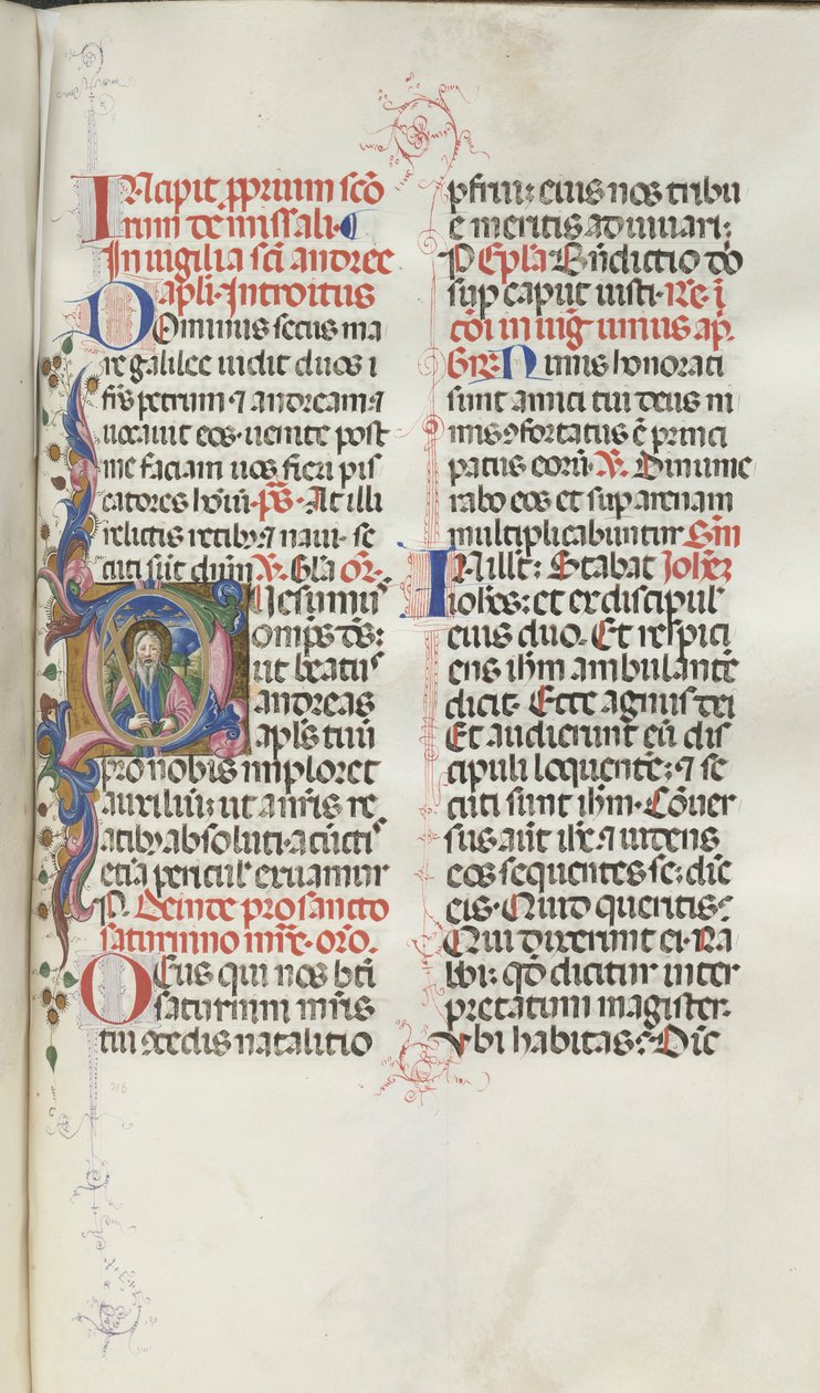 Missale: Fol. 259: Sant