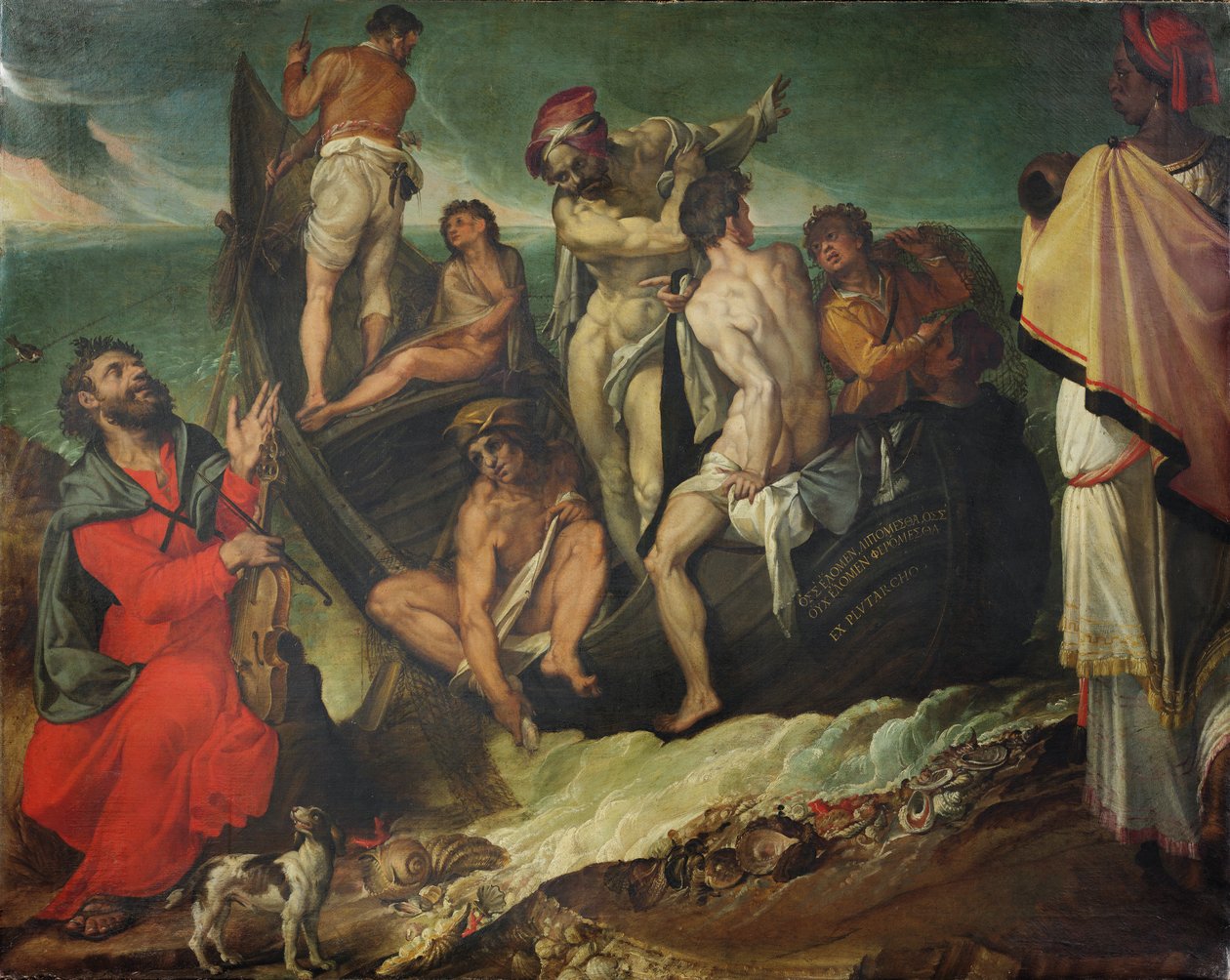 Italian: L’enigma di Omero Homer’s Riddle da Bartolomeo Passarotti