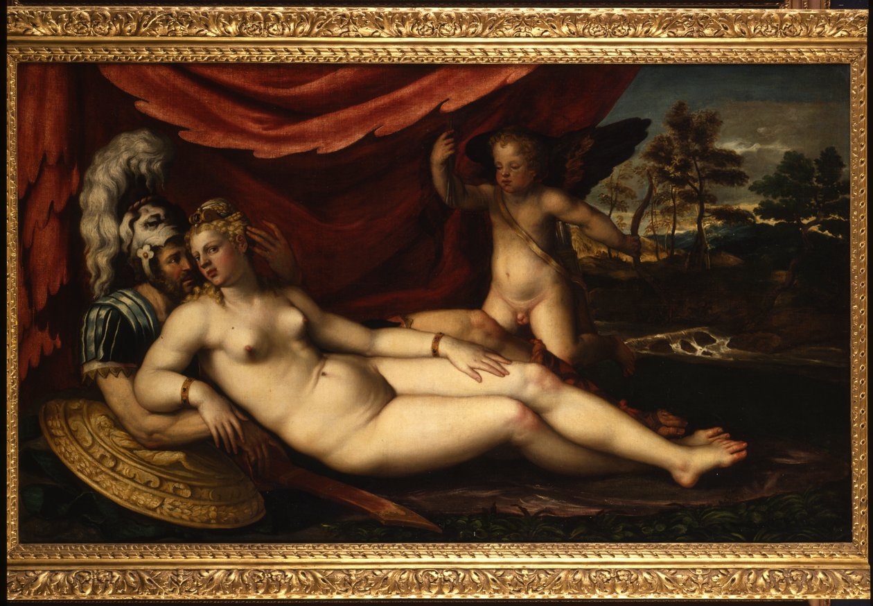 Venere, Marte e Cupido da Battista dellAngelo del Moro