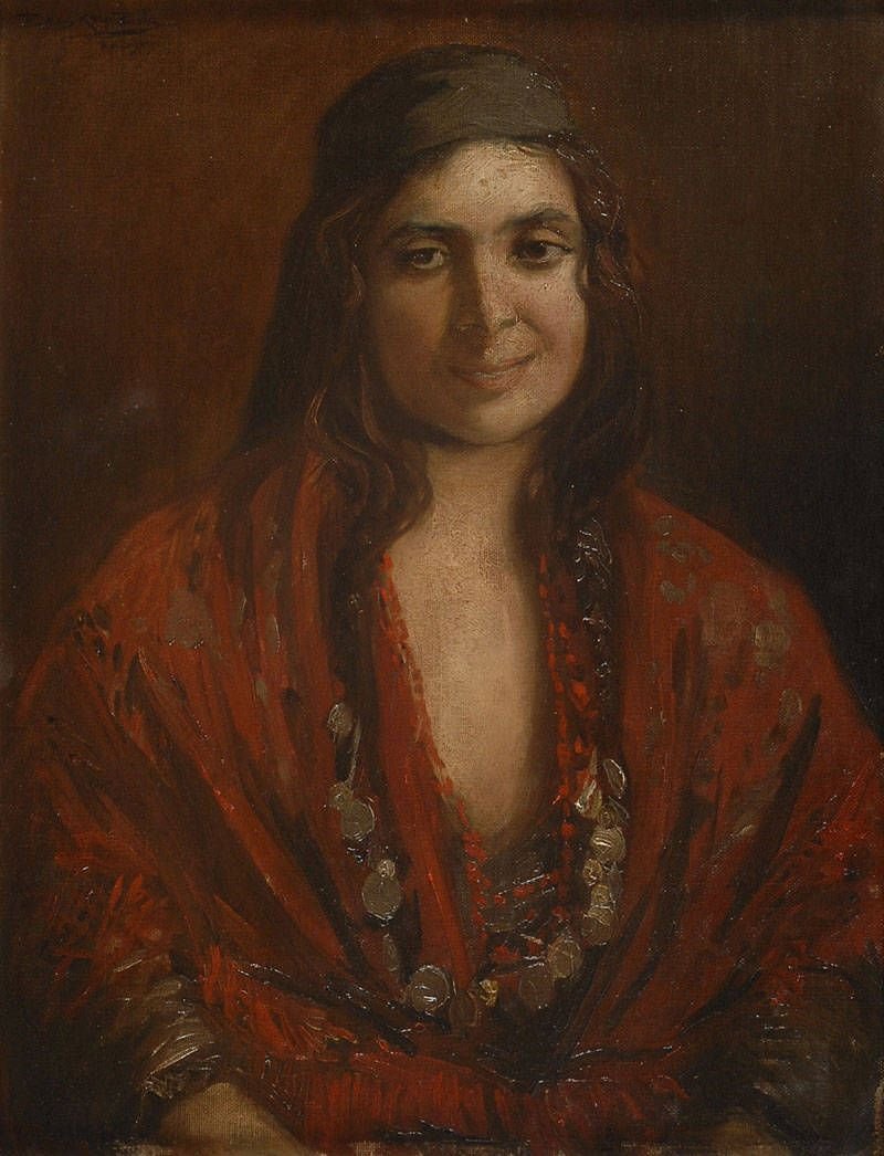 Ragazza gitana da Bela Bacskay