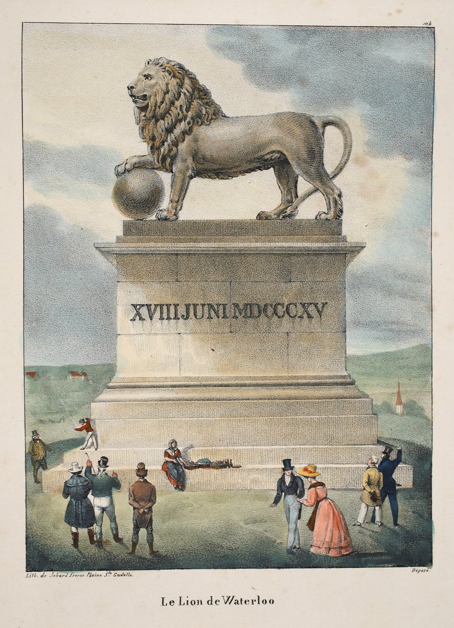 Il Leone di Waterloo da Belgian School