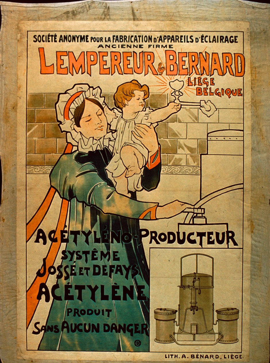 Illuminazione ad Acetilene Lempereur & Bernard da Belgian School