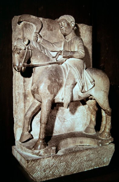 Contadino a cavallo da Benedetto Antelami