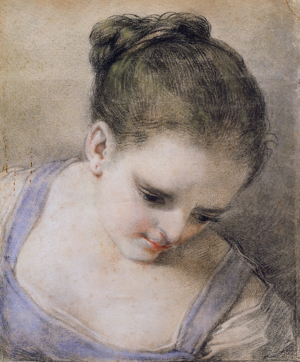 Testa di una Ragazza da Benedetto Luti