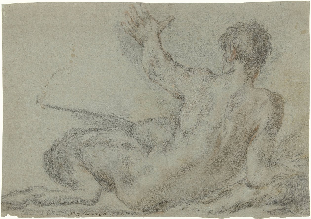 Satiro sdraiato da Benedetto Luti
