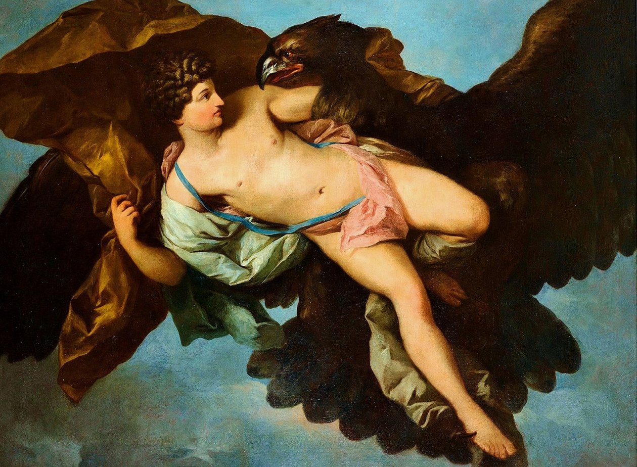 Il rapimento di Ganimede da Benigne Gagneraux