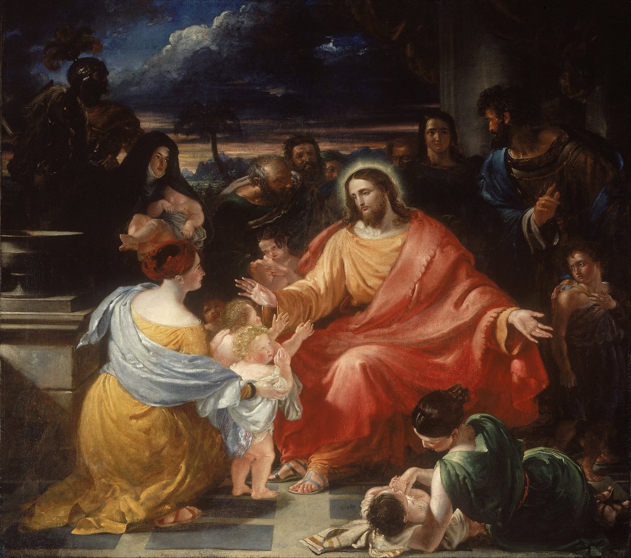 Cristo Benedice i Bambini da Benjamin Haydon