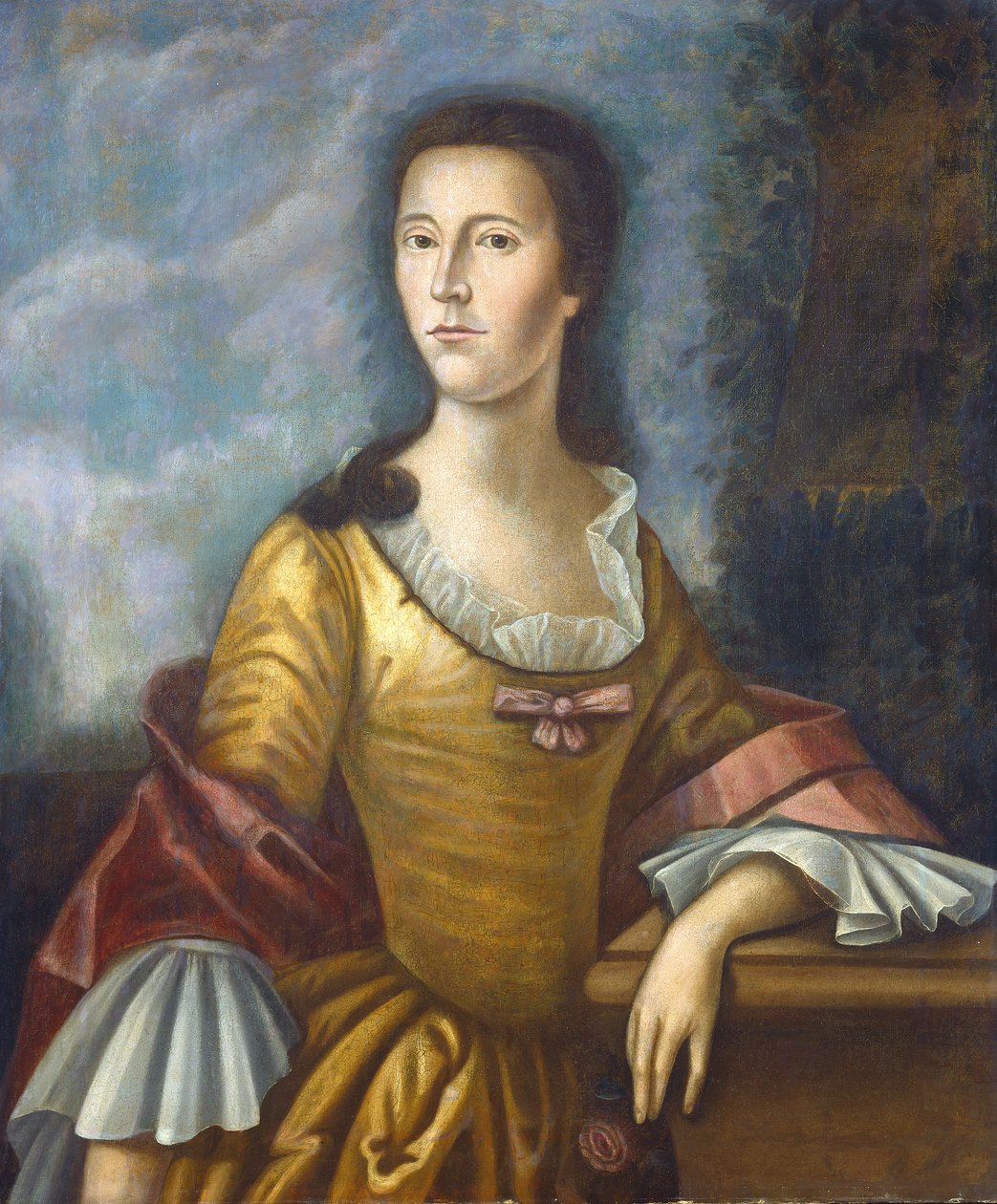 Mary Bethel Boude (Mrs. Samuel Boude), 1755-6 da Benjamin West