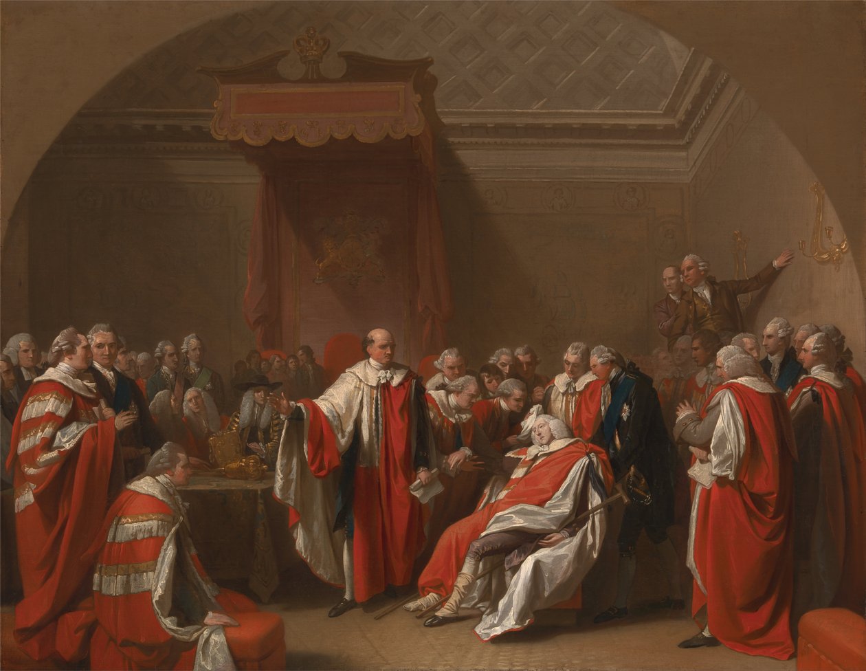 La Morte di Chatham da Benjamin West