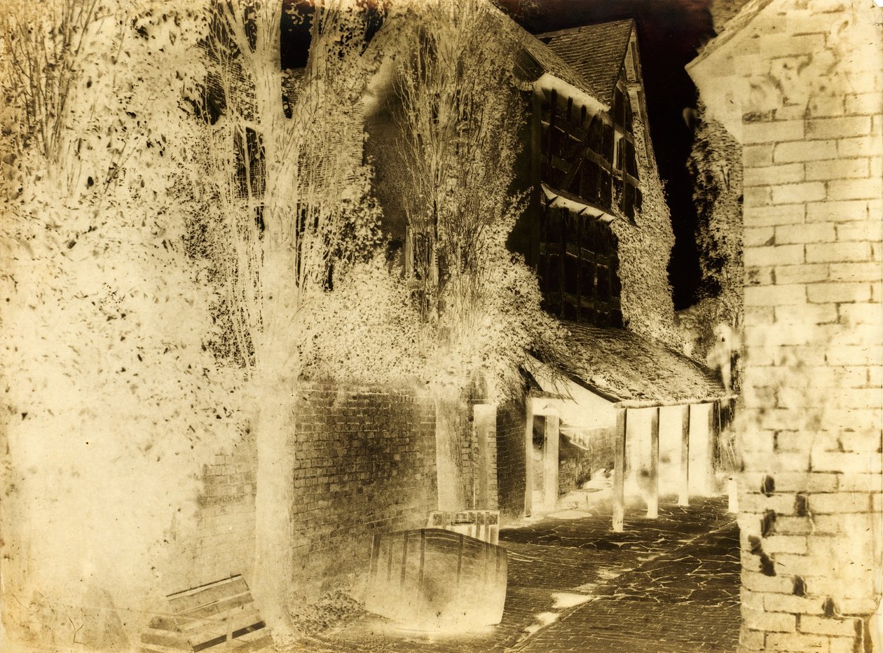 Maniero rurale, possibilmente Bredicot da Benjamin Brecknell Turner