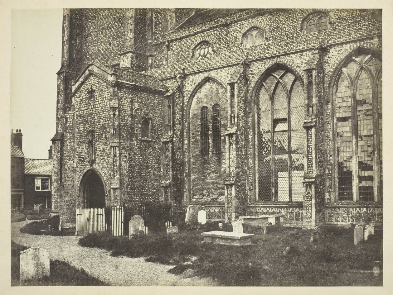 Lato sud della chiesa di Cromer da Benjamin Brecknell Turner