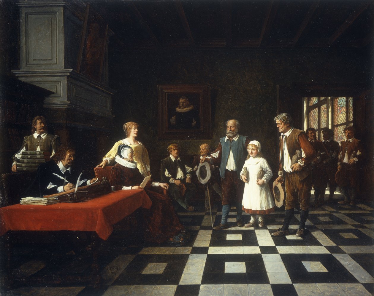 Dal Collettore delle Tasse, 1889 da Benjamin Eugene Fichel