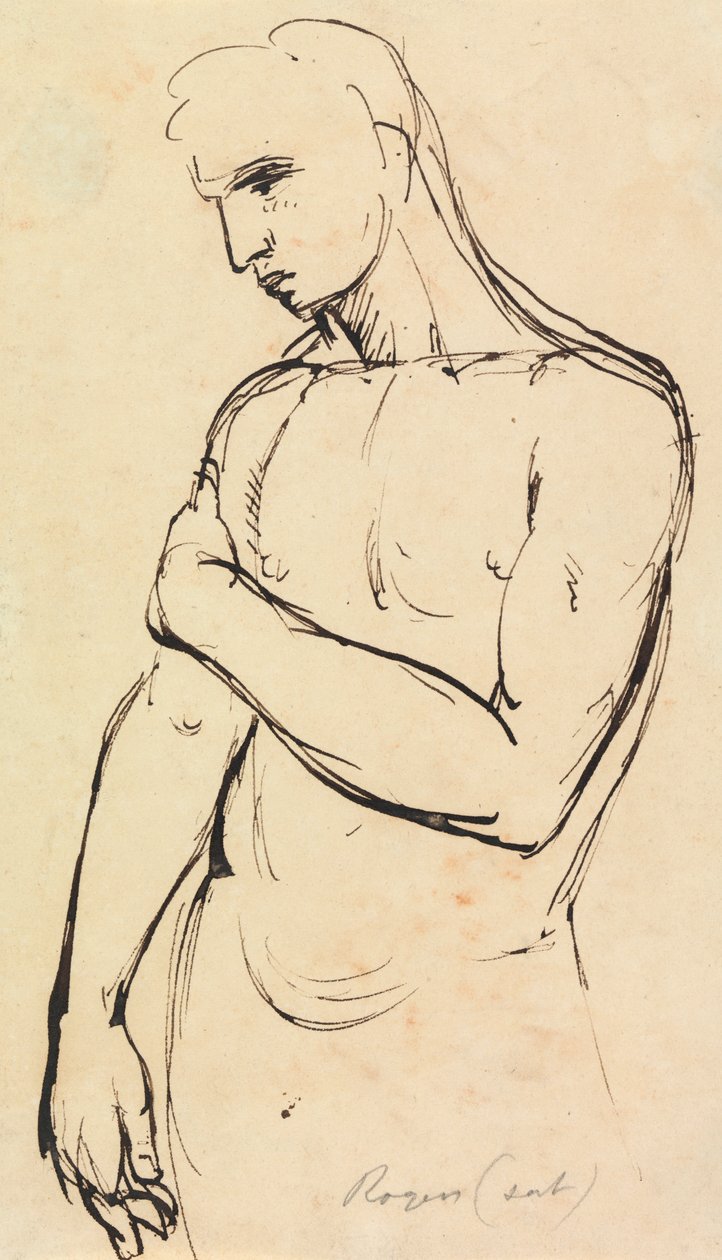 Studio di un giovane uomo da Benjamin Robert Haydon