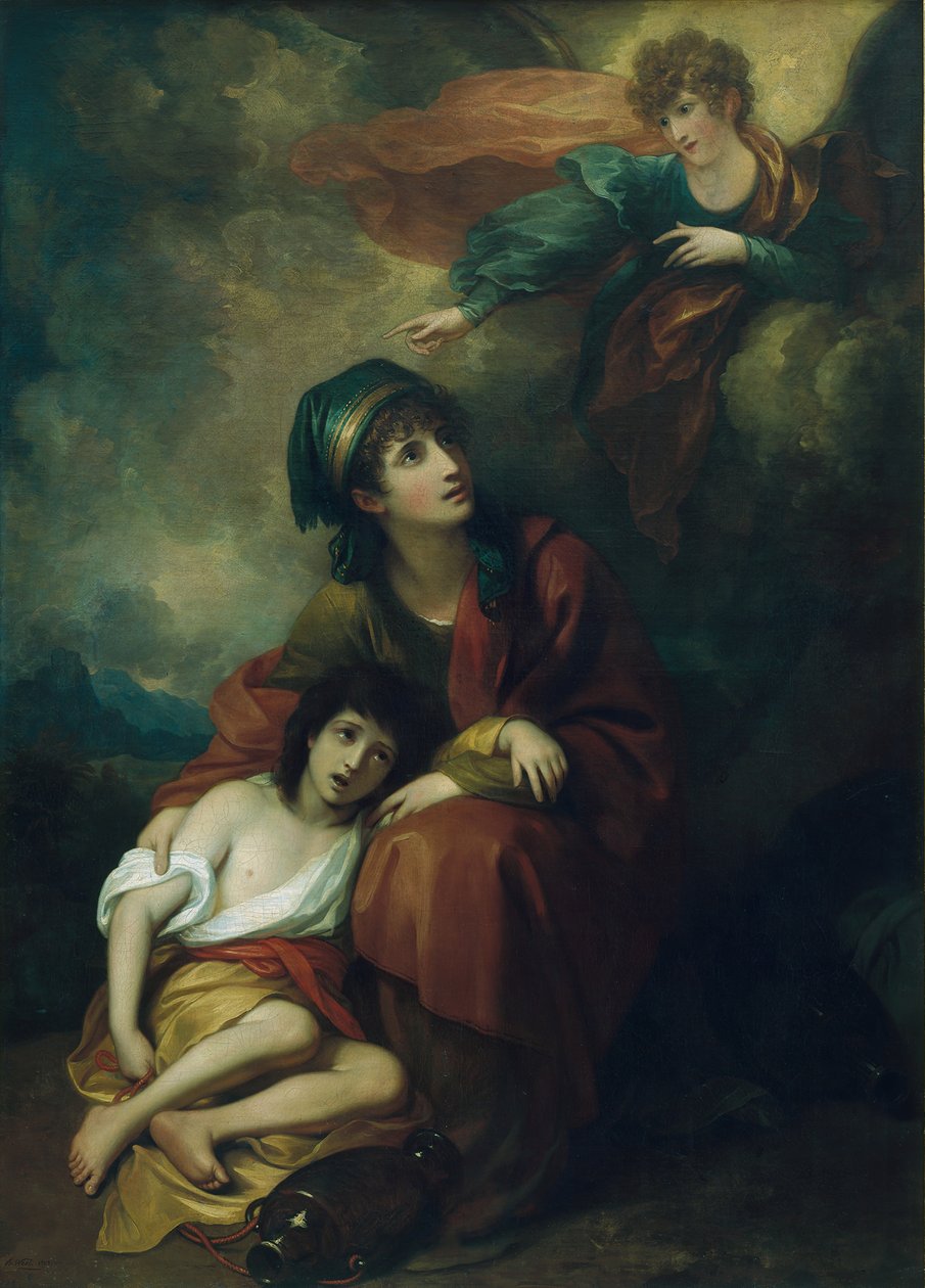 Agar e Ismaele, 1776, rielaborato 1803 da Benjamin West