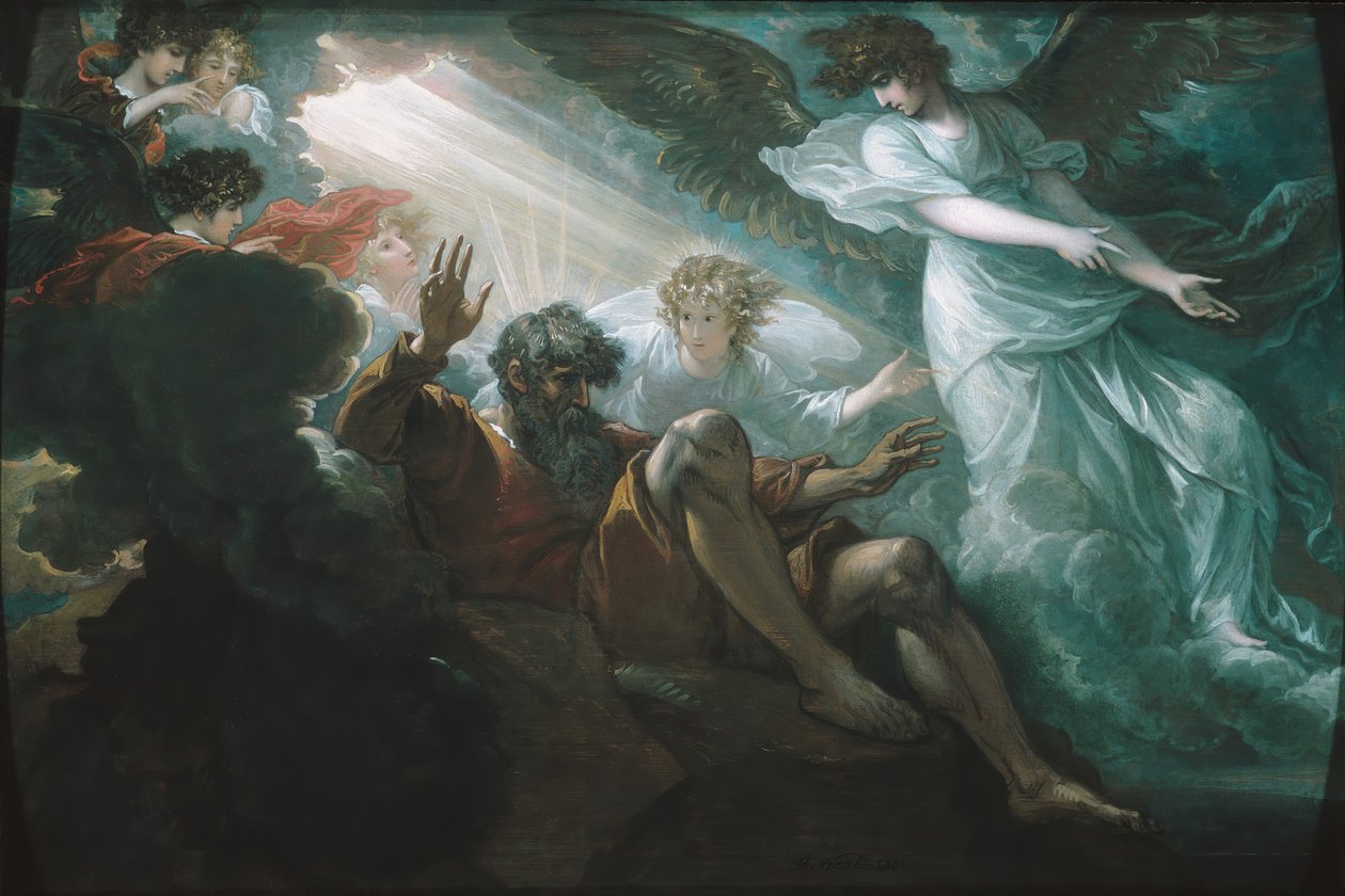 Mosè mostra la Terra Promessa da Benjamin West