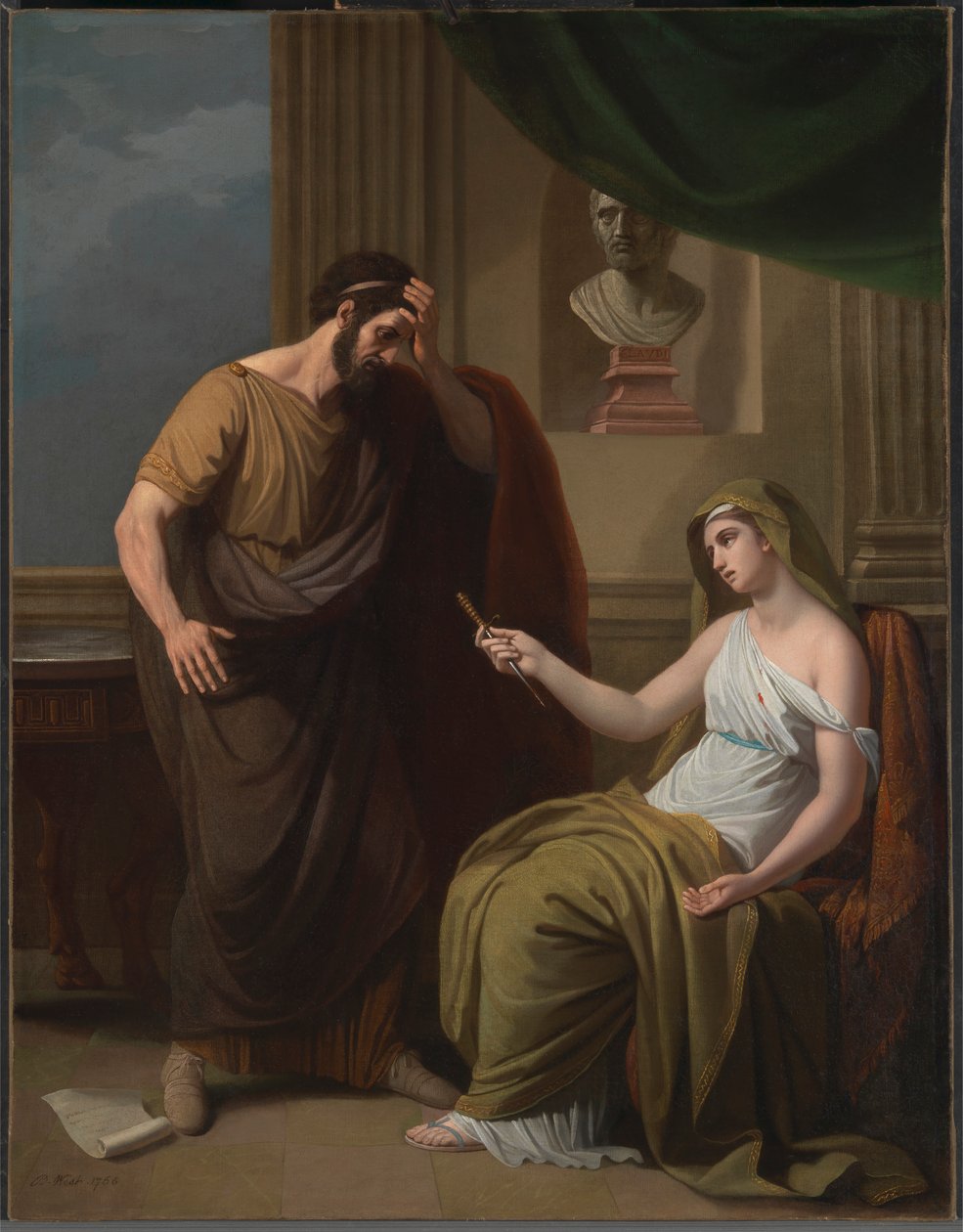 Paetus e Arria da Benjamin West