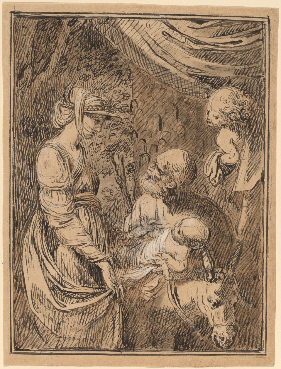 La fuga in Egitto da Benjamin West