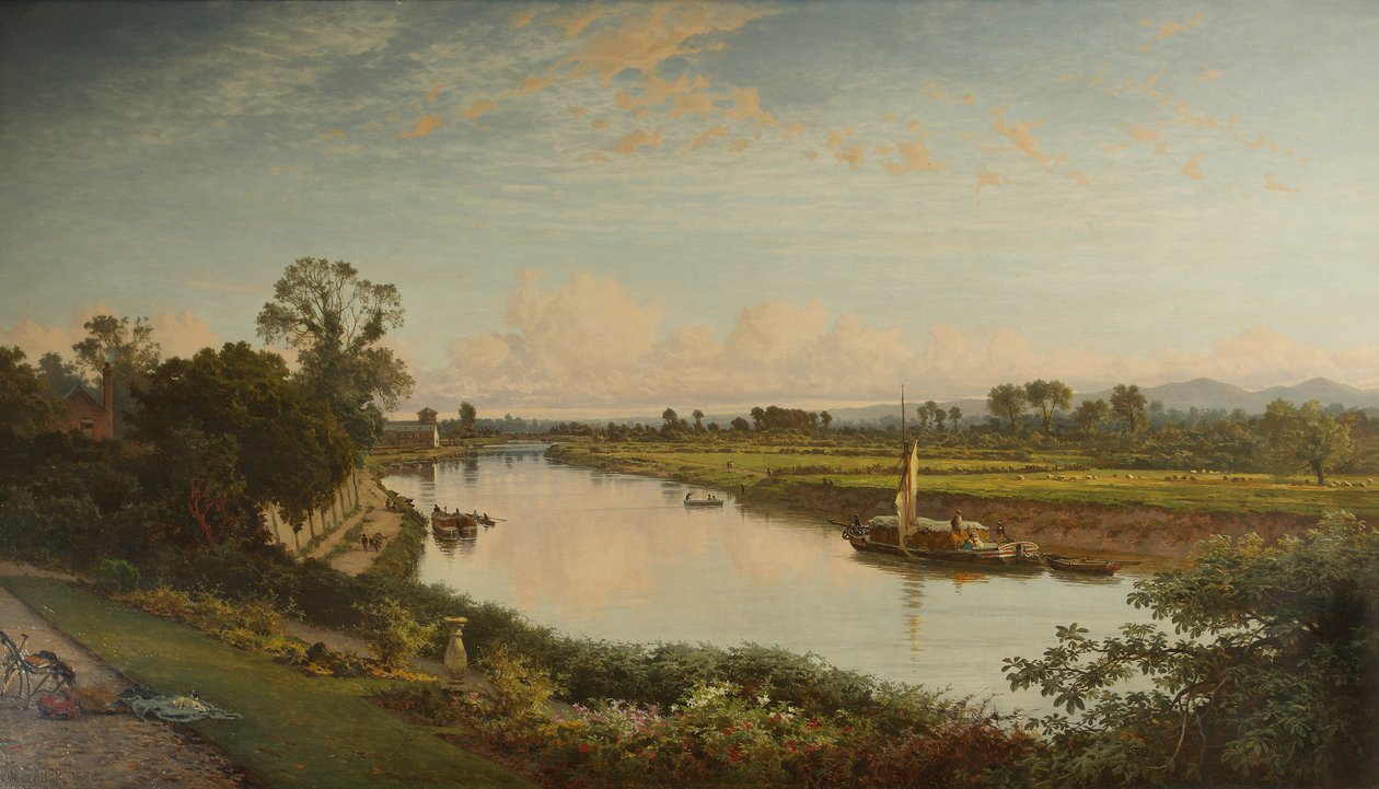 Liscio flusso del Severn da Benjamin Williams Leader