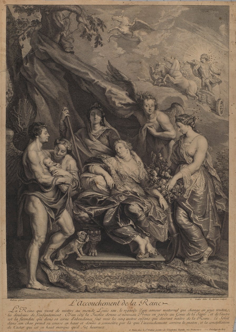 La nascita della regina da Benoit Audran I
