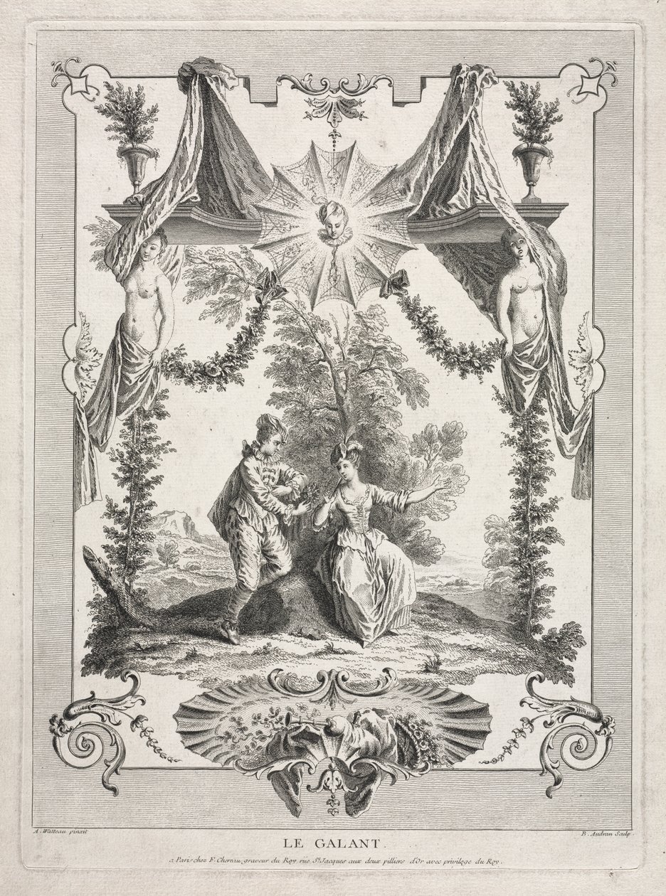 Il galante da Benoit II Audran