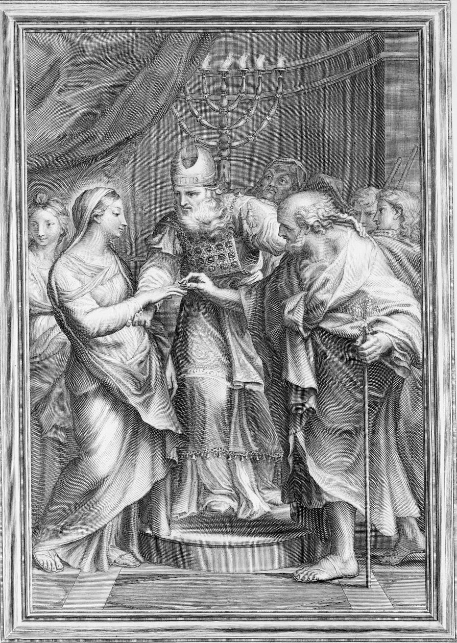 Matrimonio della Vergine, 1645-1724 da Benoît Farjat