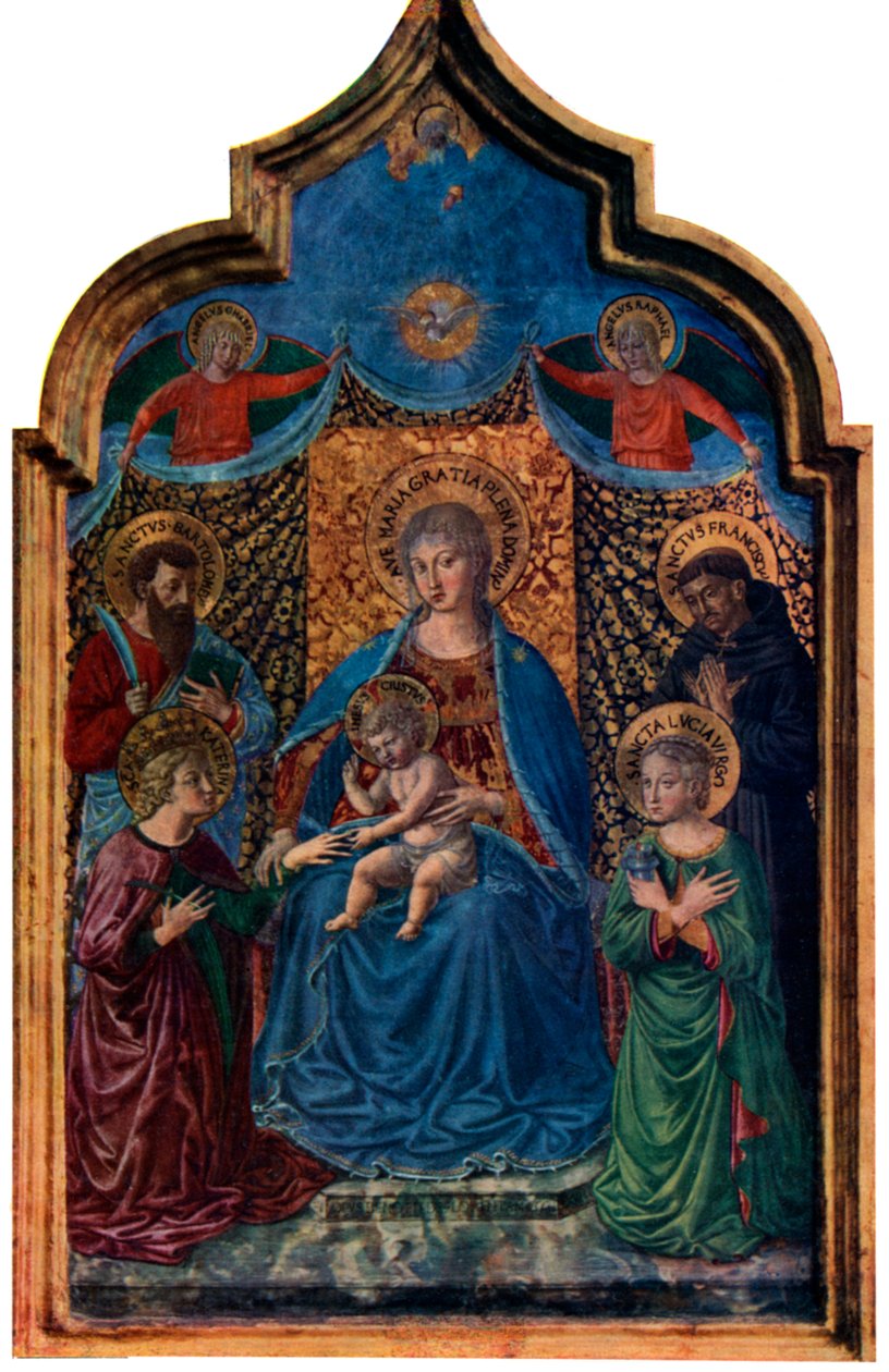 Matrimonio mistico di Santa Caterina, 1466 1930 da Benozzo Gozzoli