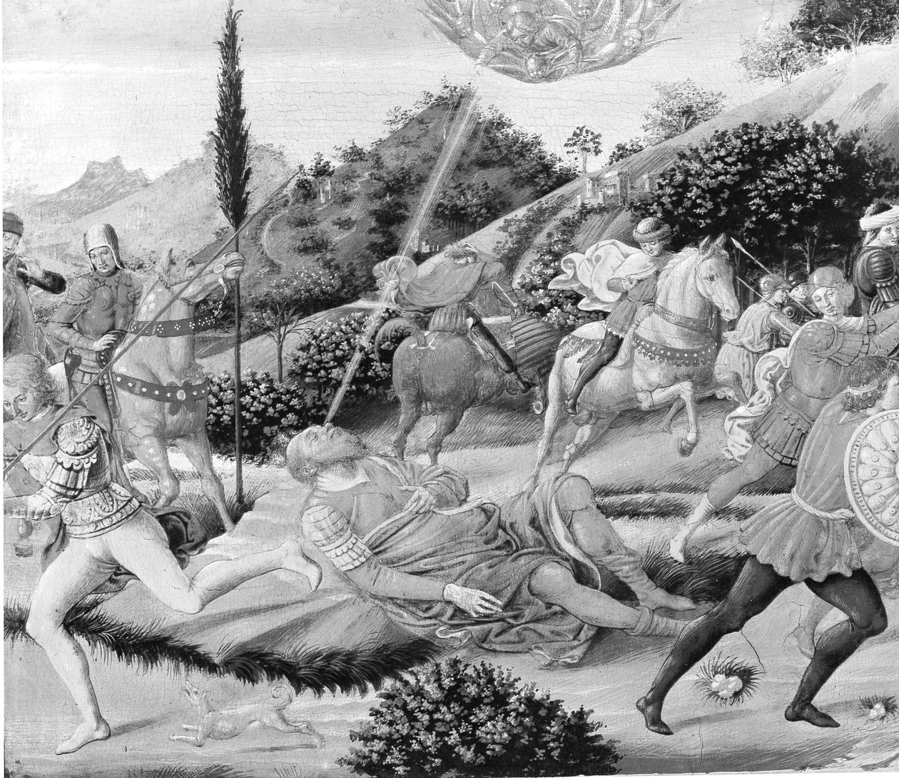 La conversione di San Paolo da Benozzo Gozzoli