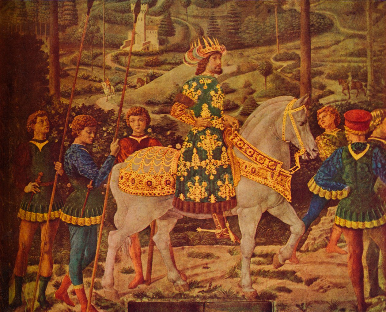 Il viaggio dei Magi, 1459-1461 da Benozzo Gozzoli