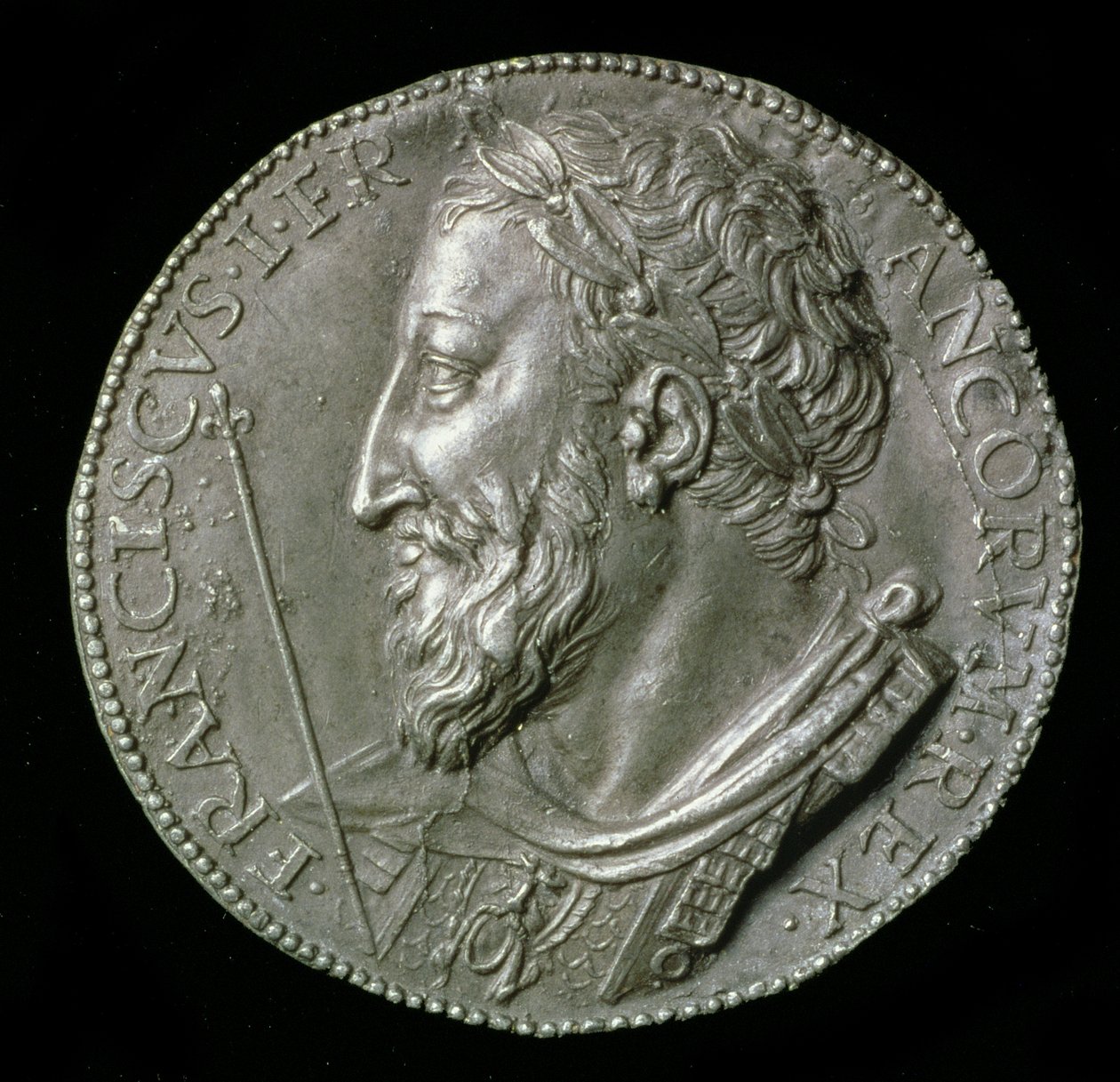Francesco I di Valois, re di Francia (uniface) da Benvenuto Cellini