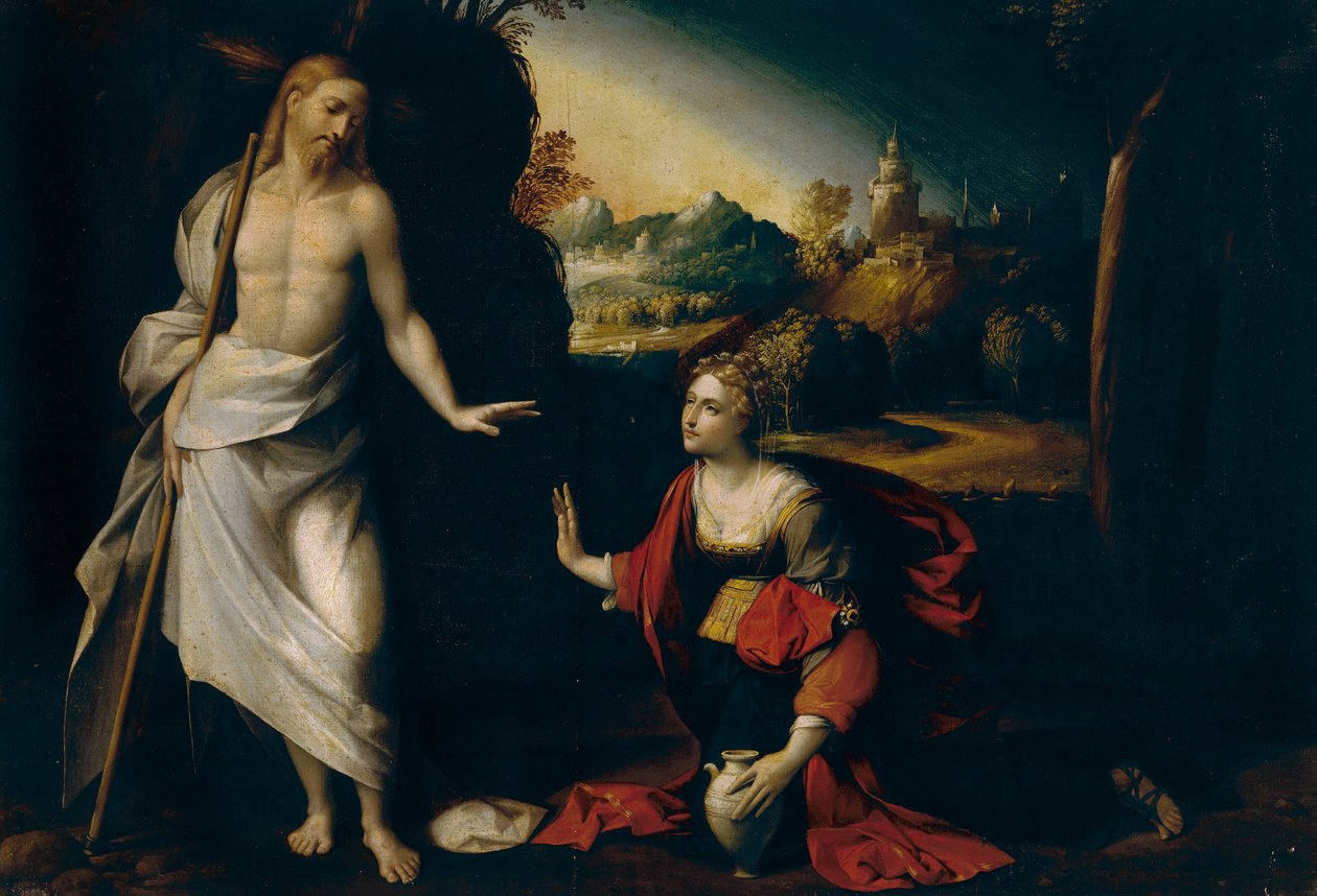 Noli me tangere (Non mi toccare) da Benvenuto Tisi da Garofalo