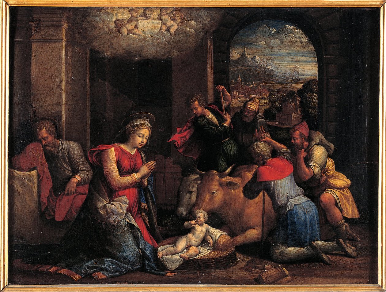 Adorazione dei pastori da Benvenuto Tisi