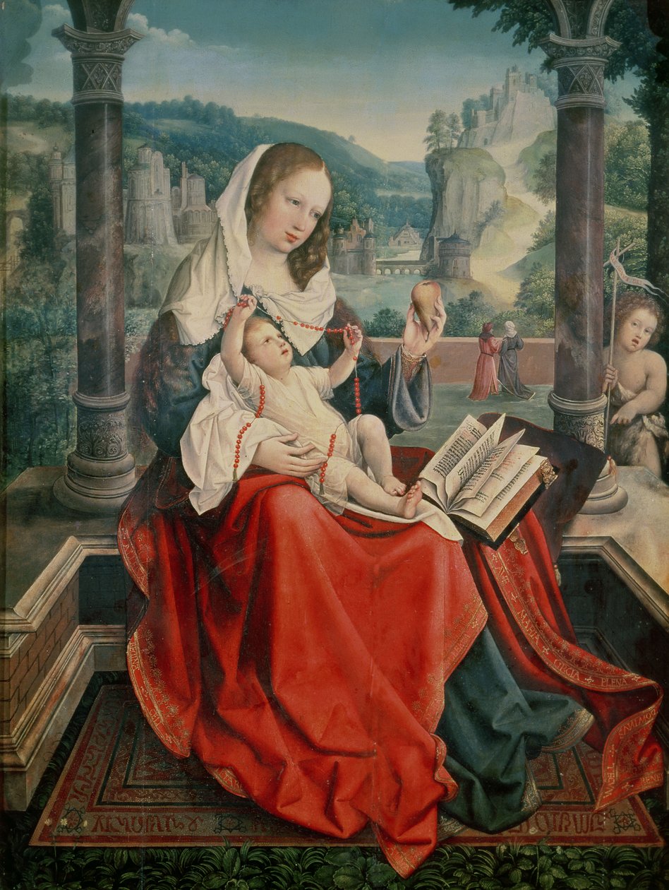Vergine e Bambino da Bernard van Orley
