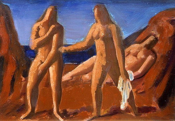 Gruppo di bagnanti da Bernard Meninsky